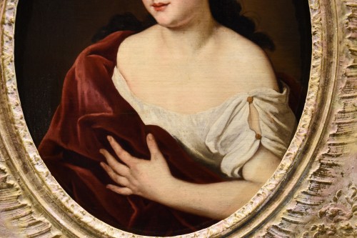 Louis XIV - Portrait Of The Young Ortensia Mancini, workshop of Jacob Ferdinand Voet 