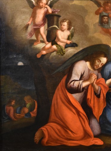 Tableaux et dessins Tableaux XVIIe siècle - Exaltation de la sainte croix, Atelier de Giovan Battista Lama (1673 - 1748)