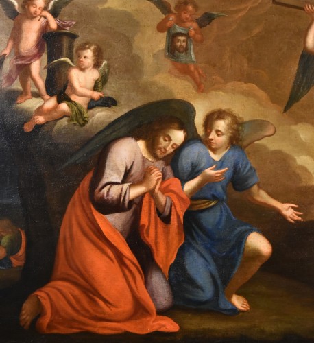 Exaltation de la sainte croix, Atelier de Giovan Battista Lama (1673 - 1748) - Antichità Castelbarco