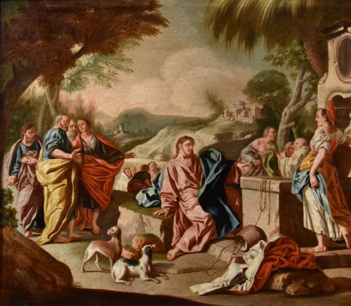 Paintings & Drawings  - Christ And The Samaritan Woman, esco de Mura ( 1696-1782)