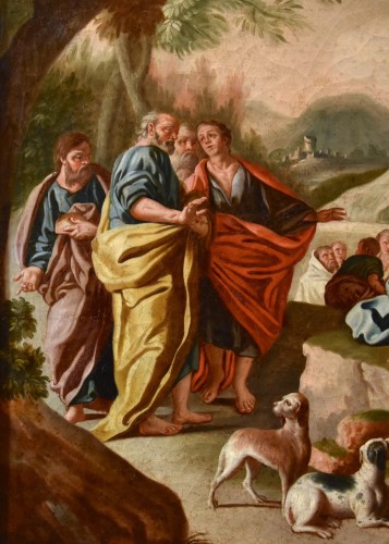 Jésus et la Samaritaine, Francesco de Mura ( 1696-1782) - Louis XV