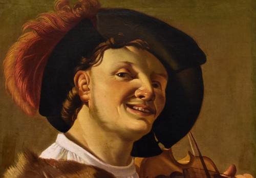 Violin Player, Workshop of Hendrick Ter Brugghen (1588-1629) - 