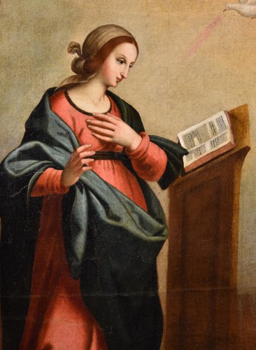 Paintings & Drawings  - The Annunciation, Italian school of the 16th century