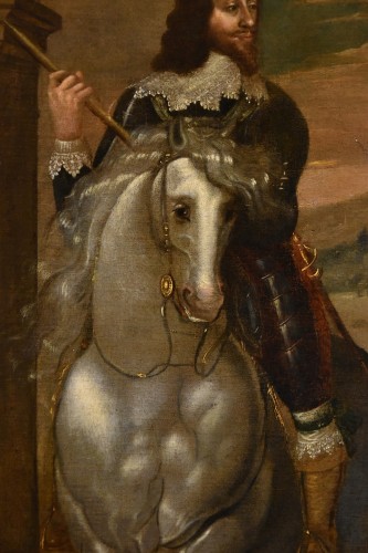 Charles Ier Roi d'Angleterre, école flamanede du 17e siècle - Louis XIV