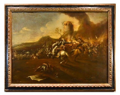 Battle With Clash Of Horsemen, Francesco Graziani 