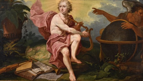 Paintings & Drawings  - Allegory Of The Triumph Of Art Over Time, Matthias De Visch (1701 - 1765)