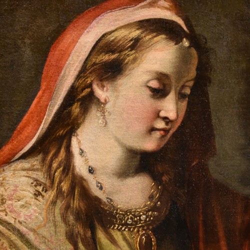 Tableaux et dessins Tableaux XVIIIe siècle - Portrait d'une jeune princesse - Gaspare Diziani (1689 - 1767)