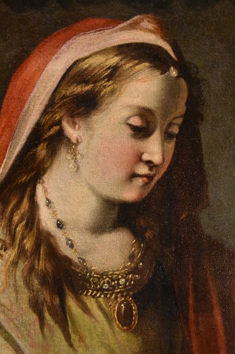 Portrait d'une jeune princesse - Gaspare Diziani (1689 - 1767) - Antichità Castelbarco