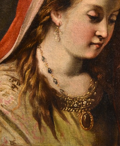 XVIIIe siècle - Portrait d'une jeune princesse - Gaspare Diziani (1689 - 1767)