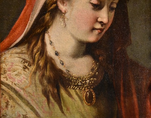 Portrait d'une jeune princesse - Gaspare Diziani (1689 - 1767) - Louis XIV