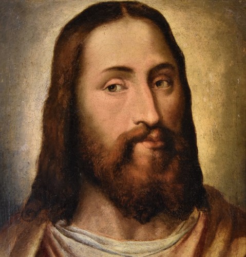 Paintings & Drawings  - Portrait Of Christ The Redeemer, Anonymous of the 16th Century 
