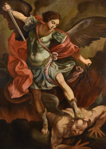 Saint Michael Archangel, Workshop Of Guido Reni (1575 - 1642)
