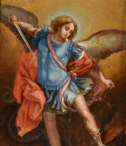 Paintings & Drawings  - Saint Michael Archangel by Guido Reni (1575 - 1642)