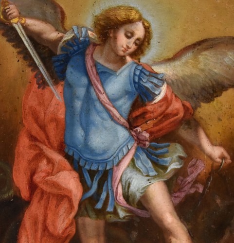 Louis XIII - Saint Michael Archangel by Guido Reni (1575 - 1642)