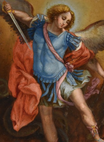 Antiquités - Saint Michael Archangel by Guido Reni (1575 - 1642)