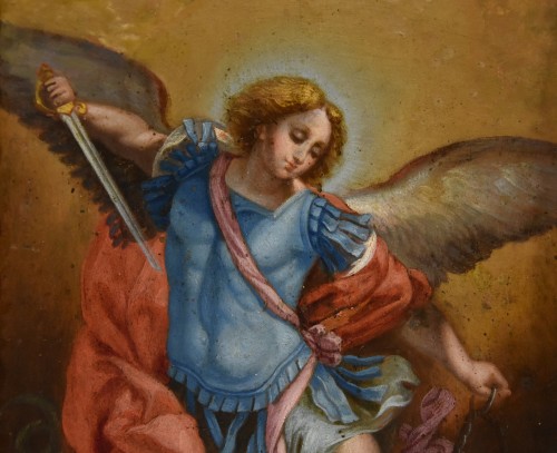 Antiquités - Saint Michael Archangel by Guido Reni (1575 - 1642)