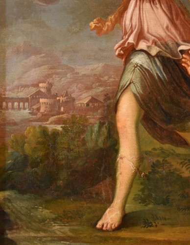  The Guardian Angel,Italian school of the 17th century - Louis XIV