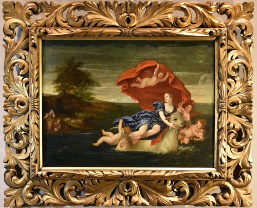 The Rape Of Europa, Italy 17th century Circle of Francesco Albani - Paintings & Drawings Style Louis XIV