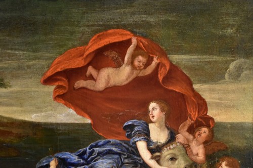Antiquités - The Rape Of Europa, Italy 17th century Circle of Francesco Albani