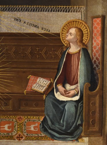 XVIIe siècle - L'Annonciation, Peintre florentin du 17e/18e siècle