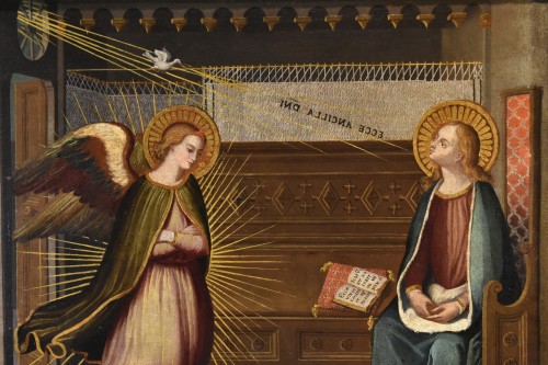 L'Annonciation, Peintre florentin du 17e/18e siècle - Louis XIII