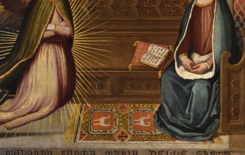 Louis XIII - L'Annonciation, Peintre florentin du 17e/18e siècle