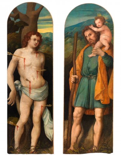 Zenone Veronese (1484 - Vers 1542), San Sebastiano ET San Cristoforo
