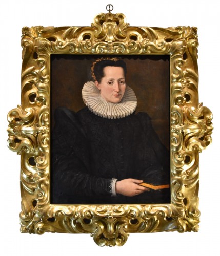 Santi Di Tito (1536 - 1603) Portrait de noble Dame