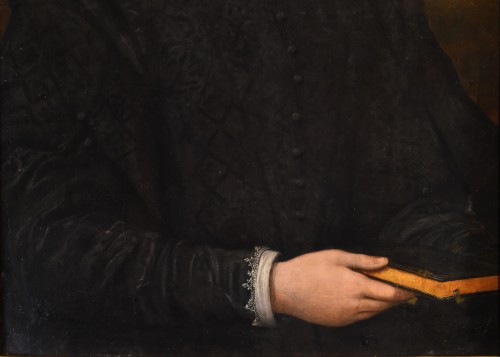 XVIe siècle et avant - Santi Di Tito (1536 - 1603) Portrait de noble Dame