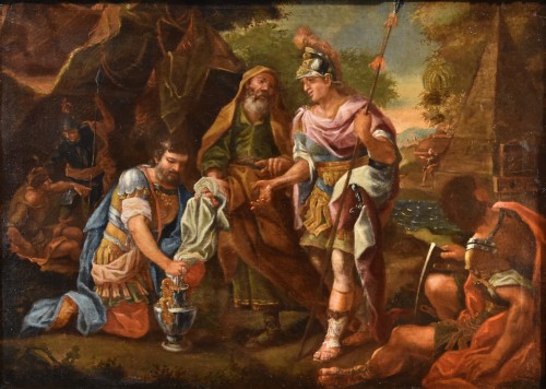Alexandre Le Grand devant Le Tombeau d'Achille, Francesco De Mura (1696 – 1782)