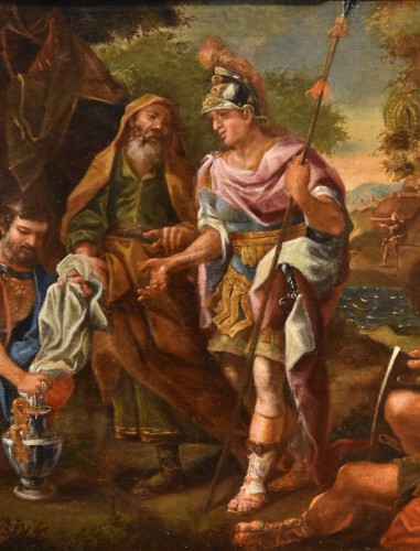 Alexandre Le Grand devant Le Tombeau d'Achille, Francesco De Mura (1696 – 1782) - Antichità Castelbarco