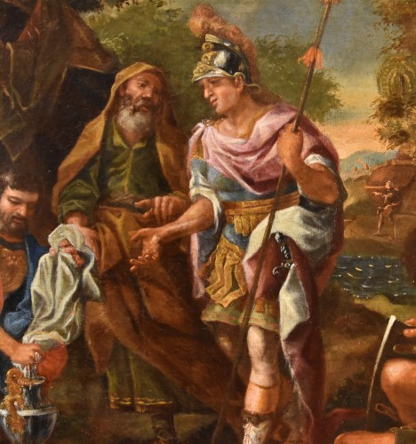 Antiquités - Alexandre Le Grand devant Le Tombeau d'Achille, Francesco De Mura (1696 – 1782)