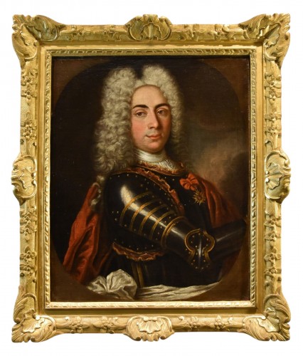 Portrait Of A Gentleman In Armour, French school of the 18th century