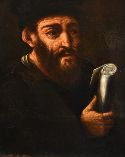 Portrait Of The Alchemist Morieno Romano, Flemish Mannerism Early 17th Cent - Louis XIII