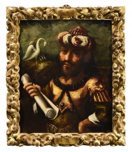 Portrait Of The Alchemist Geber, Flemish Mannerist Painter 17th Century