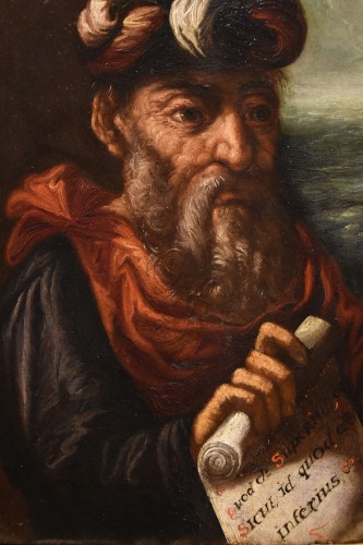 Louis XIII - Portrait Of The Alchemist Hermes, Flemish Mannerist Painter 17th Century