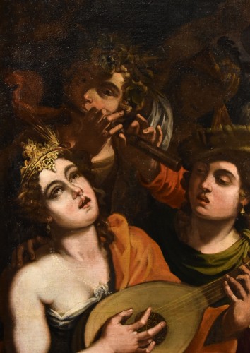 Aeneas And Dido, Attributed To Pseudo-caroselli (Active C. 1630/1650) - 