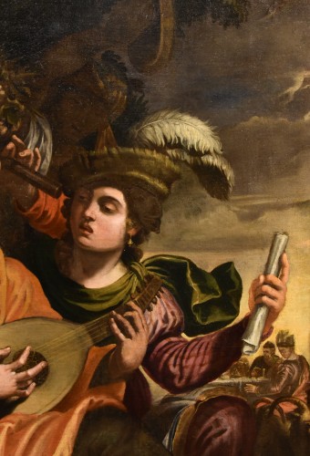 17th century - Aeneas And Dido, Attributed To Pseudo-caroselli (Active C. 1630/1650)