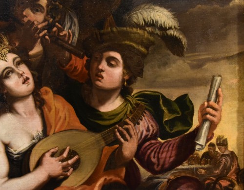 Louis XIII - Aeneas And Dido, Attributed To Pseudo-caroselli (Active C. 1630/1650)