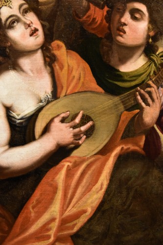 Antiquités - Aeneas And Dido, Attributed To Pseudo-caroselli (Active C. 1630/1650)