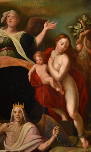 The Redemption Of Adam And Eve, Jacob De Backer ( C. 1555 – 1585) - Louis XIII