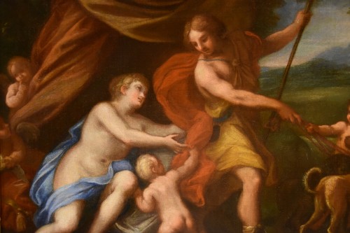 17th century - Venus With Adonis And Cupid, Giuseppe Bartolomeo Chiari (1654–1727)
