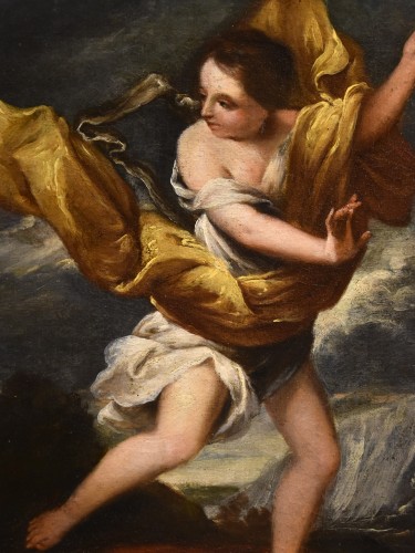 17th century - The Nymph Daphne With Cupid, Roman School 17th/18th Century