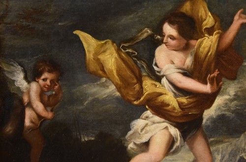 Louis XIV - The Nymph Daphne With Cupid, Roman School 17th/18th Century