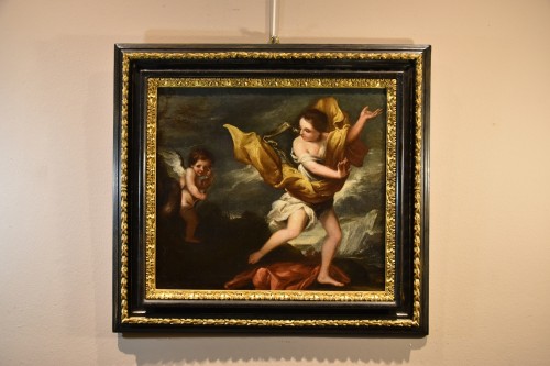 Antiquités - The Nymph Daphne With Cupid, Roman School 17th/18th Century