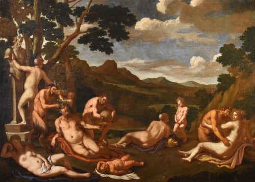 Bacchanale, Italian school of th e17th century