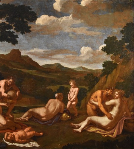 Bacchanale, Italian school of th e17th century - 