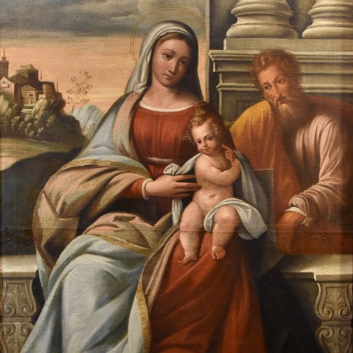 Paintings & Drawings  - Madonna With Child And Saint Joseph, Workshop of Benvenuto Tisi, Il Garofalo