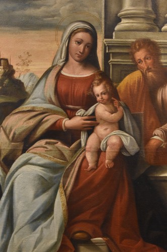 Madonna With Child And Saint Joseph, Workshop of Benvenuto Tisi, Il Garofalo - 