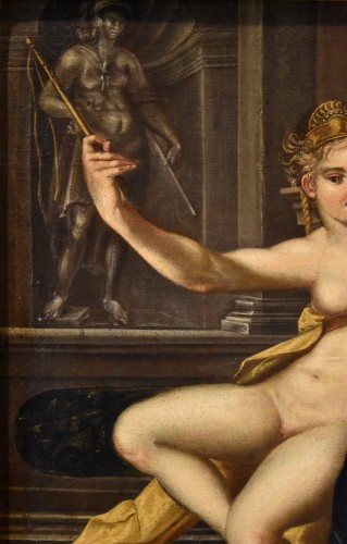 Aristotle And Phyllis, workshop of Bartholomäus Spranger (1546 –1611) - Louis XIII